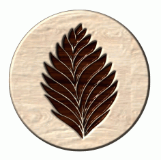 Tropical Leaves Wood Wall Decor Leaf Gift Tag Free Vector File