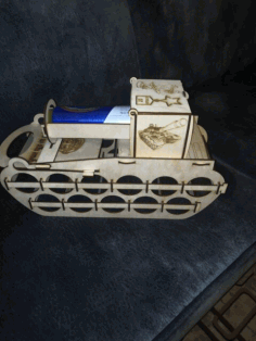 12 Cane Holder Tank Shaped Cane Storage Rack For Laser Cut Free Vector File