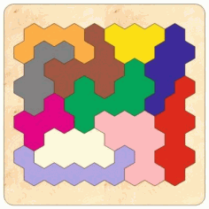 3d Wooden Tangram Puzzles Jigsaw Board Game Toys Template For Laser Cut Free Vector File