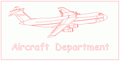 Aircraft Sketch Free DXF File