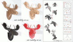 Amazing Design Deer Collection Free Vector File, Free Vectors File