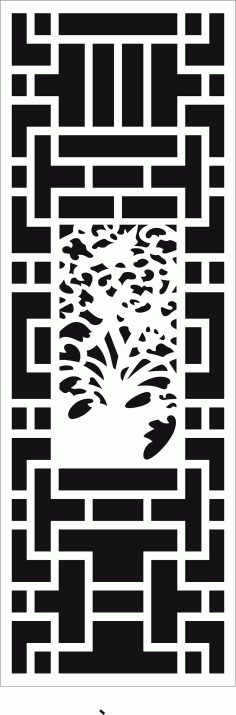 Ancient Partition Pattern Chinese Style For Laser Cut Free Vector File, Free Vectors File