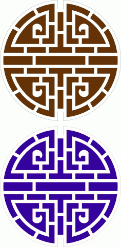 Ancient Symbol Of Love For Laser Cutting Free DXF File