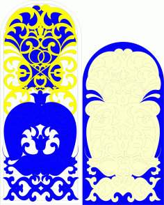 Arch Panel Pattern For Laser Cut Free Vector File