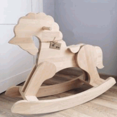Assembling Seesaw Horses For Children For Laser Cut Cnc Free DXF File