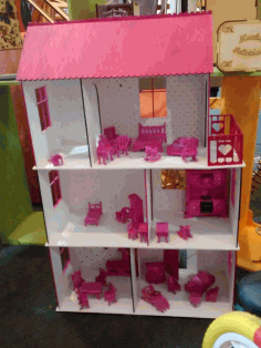 Baby Plywood Dollhouse For Laser Cutting Free DXF File