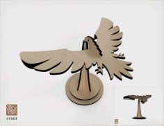 Balancing Bird 3mm For Laser Cut Free DXF File