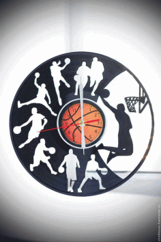 Basketball Clock Free DXF File
