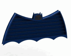 Bat Shape Wooden Wall Shelf For Laser Cutting Free Vector File