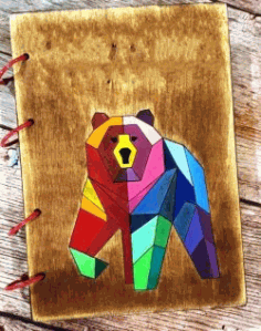 Bear Book For Laser Cut Free Vector File