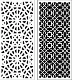 Beautiful Living Room Baffle Pattern For Laser Cut Cnc Free Vector File