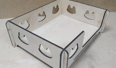 Bed Bench For Cats For Laser Cut Free DXF File