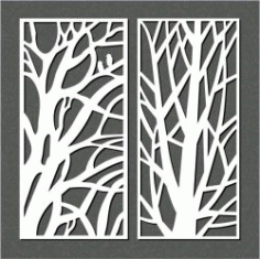 Big Branches For Laser Cut Cnc Free Vector File