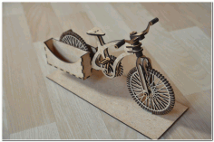 Bike Wooden Organizers A Bike For Laser Cut Free Vector File
