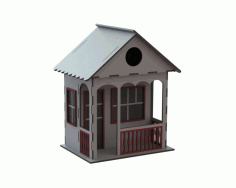 Birdhouse Layout For Laser Cut Free Vector File