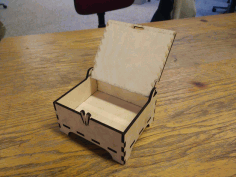Box With Lid For Laser Cut Free DXF File