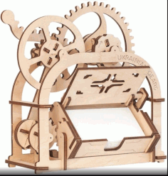 Business Card Holder From Ugears For Laser Cutting Free Vector File