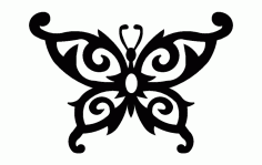 Butterfly Design Art 55 Free DXF File