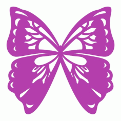 Butterfly For Laser Cut Free DXF File