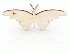 Butterfly Keychain For Laser Cut Free Vector File, Free Vectors File