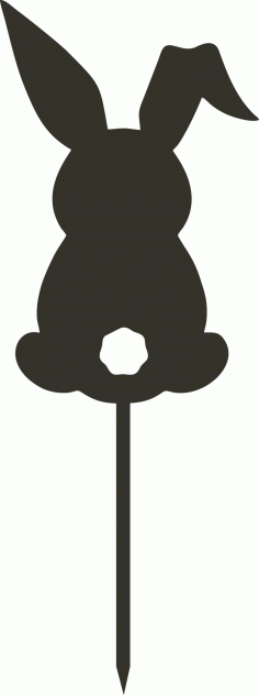 Cake Decoration Bunny Topper Free Vector File
