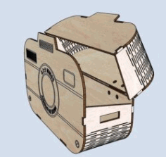 Camera Box For Laser Cut Cnc Free Vector File, Free Vectors File