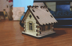 Canadian Hut For Laser Cut Free DXF File