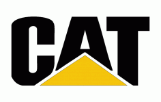 Caterpillar Cat Logo Free DXF File