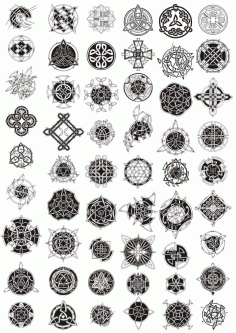 Celtic Ornament Vector Pack For Laser Cutting Free Vector File