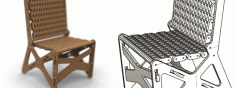 Chair Laser Cut Free Vector File