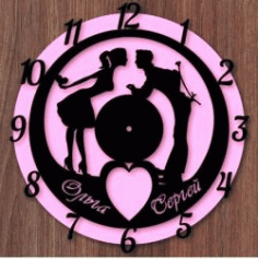 Chasy Para Clock For Laser Cut Cnc Free Vector File