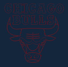 Chicago Bulls Free DXF File