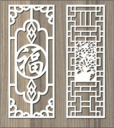 Chinese Ancient Pattern For Laser Cut Cnc Free DXF File