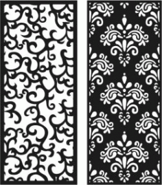 Chinese Pattern Partition For Laser Cut Cnc Free Vector File