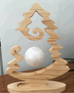 Christmas Tree Bauble Holder Christmas Bauble Stand Laser Cut Free Vector File, Free Vectors File