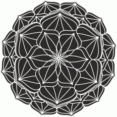 Circular Henna Mandala Free Vector File