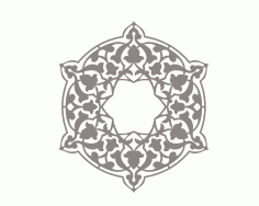 Circular Pattern In The Form Of A Mandala Ornament Free Vector File