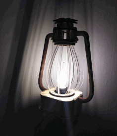 Classic Lantern Nightlight Table Lamp Free For Laser Cut Free Vector File