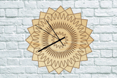 Clock Wooden Free Vector File