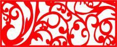 Cnc Jali Cutting Pattern Grill Panel Screen Free Vector File, Free Vectors File