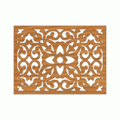 Cnc Laser Cut Wall Partition Pattern Design Free DXF File