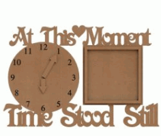 Cnc Laser Cut Wooden Clock Plans Free Vector File