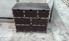 Cnc Laser Cut Wooden Storage Box Free DXF File