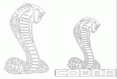 Cobra Logo Free DXF File