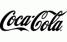 Cocacola Logo Free DXF File