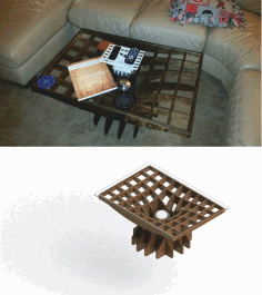Coffee Table Free DXF File