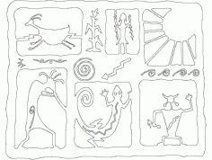 Collage Free DXF File