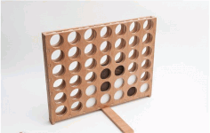 Connect Four Stl Drawing For Laser Cut Free DXF File