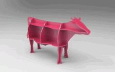 Cow Shelf Puzzle Free DXF File