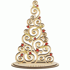 Creative Alternatives Christmas Tree Laser Cut Free Vector File, Free Vectors File